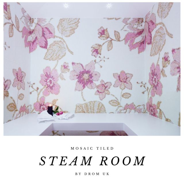 Steam Rooms can be as minimalistic or as ornate as you wish.  Swipe to discover some ideas ....

#steam #spa #relax #healthyliving #health #wellness #wellbeing #sauna #mosaic #mosaictiles #corian #floral #candles