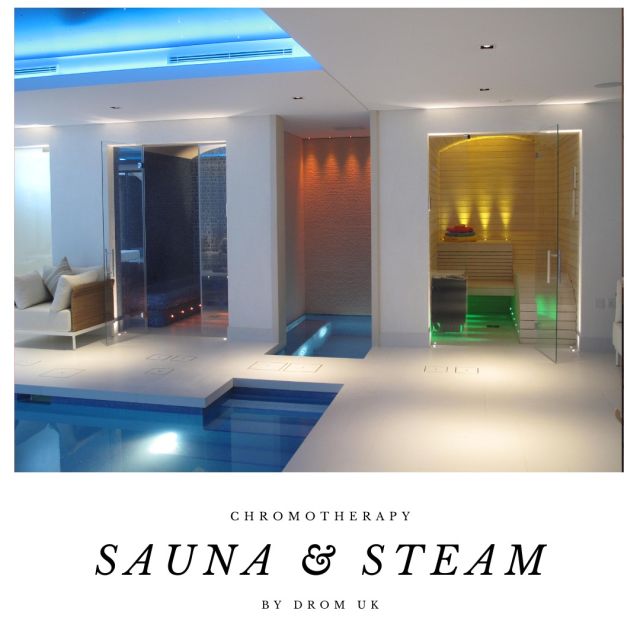 To include chromotherapy in your sauna design, contact Dröm UK Ltd on 01932 355655.
#wellbeing #sauna #steam #spa #chromotherapy #colourtherapy #colortherapy #chakras #wellness #relax #zen #energy
