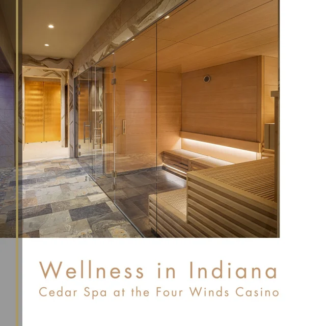 KLAFS recreational oases can be found around the world, enhancing spas with our unique wellness solutions. 

One such example is the renowned Cedar Spa at Four Winds Casino in South Bend, Indiana. Realised by our partner @designforleisure in collaboration with Blu Spa and HBG Design, the Cedar Spa spans 1,185 square meters and seamlessly blends natural elements with cutting-edge wellness technology.

A standout feature is the extensive use of red cedar wood, paired with specially crafted stones and shimmering copper surfaces. Our steam baths and exclusive KLAFS saunas, featuring red cedarwood interiors and custom-designed Hemlock beds, perfectly complement the spa's stylish design, integrating harmoniously into the overall concept.

The Cedar Spa exemplifies how KLAFS saunas and steam baths find their place in some of the world's most beautiful spas.

#klafs #sauna #wellness #spa #klafsusa #cedarspa #designforleisure #design #architecture #innovation #health #gesundheit #relaxation