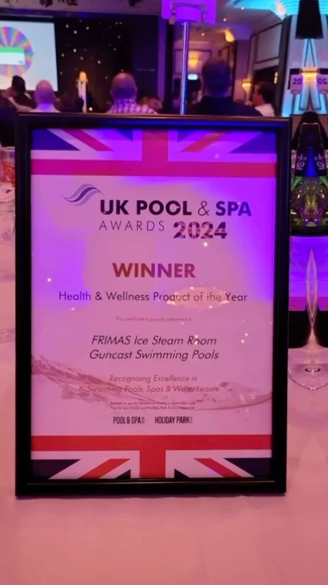 🥇🥈🥉 Gold, Silver, and Bronze for Team KLAFS & Guncast at the @UKPoolSpaAwards

We’re thrilled to share our successes from this year’s awards:

The FRIMAS secured the Winner award for Health & Wellness Product of the Year and also took Silver for Leisure Product of the Year.

Our Manor House Pool & Spa Project received Bronze in the Outdoor Pool of the Year – Over £150K category.

It was incredibly rewarding to see the industry’s innovation on full display and to catch up with so many brilliant colleagues.

A huge thank you to @UKPoolSpaAwards for another amazing event. Here’s to another year of pushing boundaries in swimming pool, spa, and wellness design! 

#Innovation #WellnessDesign #PoolAndSpaExperts #KLAFS #Guncast #swimmingpooldesign #spadesign